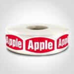 apple label sticker