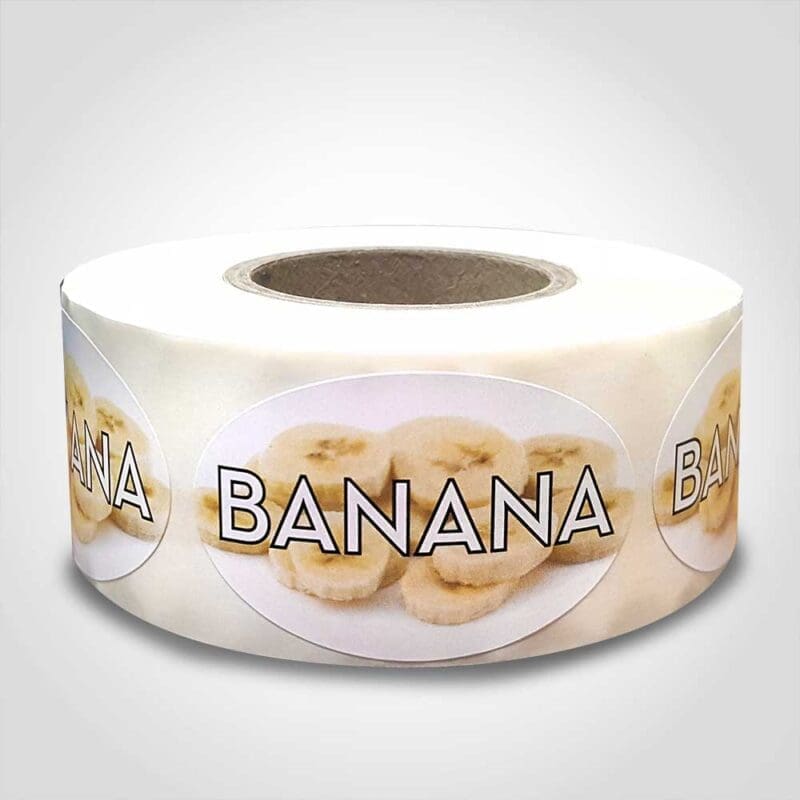 Banana Label – 1 roll of 500 (560082) 1 Banana Label - 1 roll of 500 (560082)