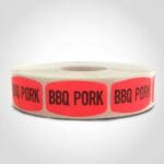 bbq pork label sticker