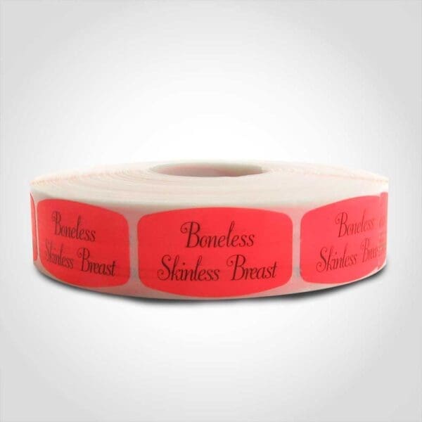 Boneless Skinless Breast Label - 1 roll of 1000 (550066)