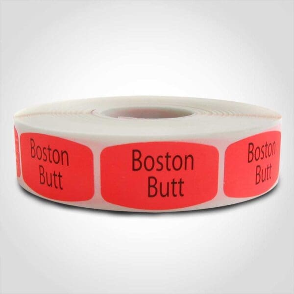 Boston Butt Label - 1 roll of 1000 (540181)