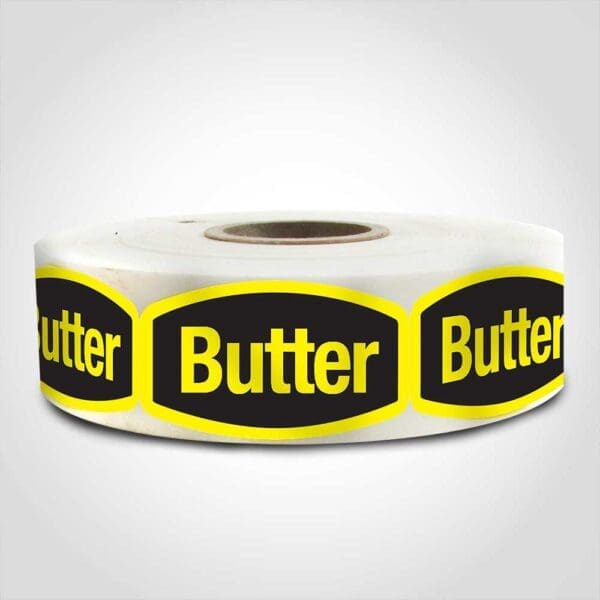 Butter Label - 1 roll of 1000 (568012)