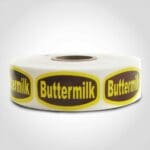 buttermilk label sticker