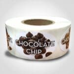chocolate chip label sticker
