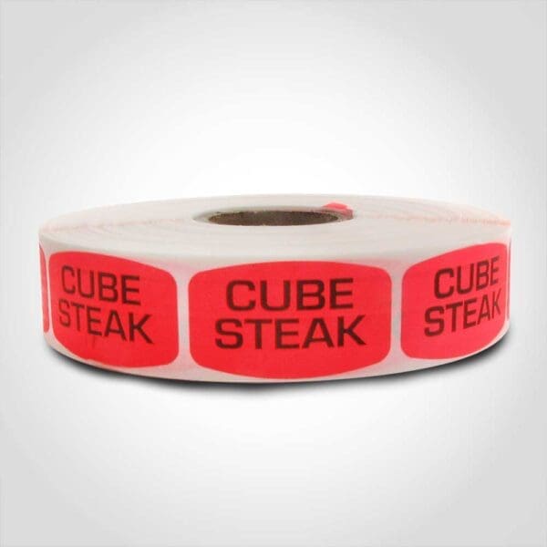 Cube Steak Label - 1 roll of 1000 (540040)