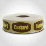 custard label sticker