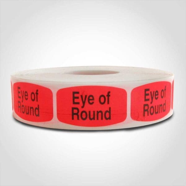 Eye of Round Label - 1 roll of 1000 (540130)