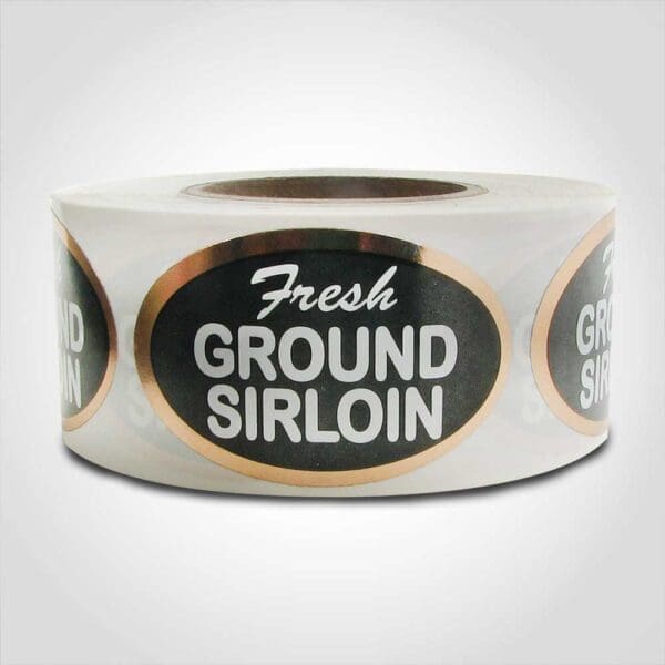 Fresh Ground Sirloin Label - 500 Pack (500161)