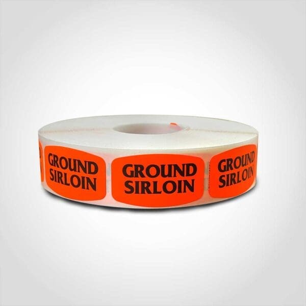 Ground Sirloin Label - 1 roll of 1000 (540059)