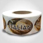italian bread label sticker