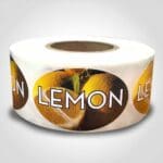 lemon label sticker