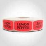 lemon pepper butcher meat label sticker