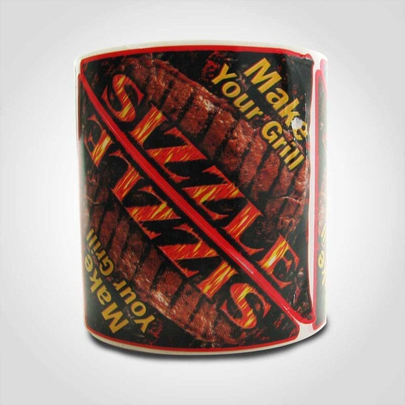 Make Your Grill Sizzle Label – 1 roll of 250 (568118) 1 Make Your Grill Sizzle Label - 1 roll of 250 (568118)