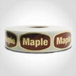 maple label sticker