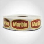 marble label sticker
