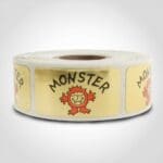 monster cookie label sticker