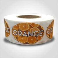 Orange Flavor Stickers