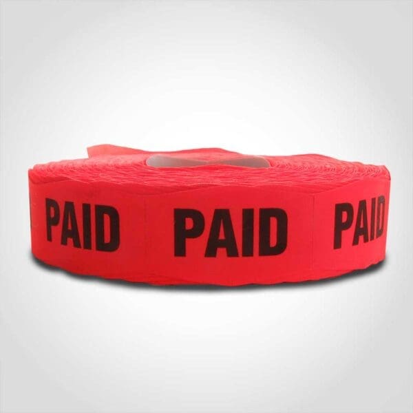 Paid Label - 1 roll of 1000 (540288)