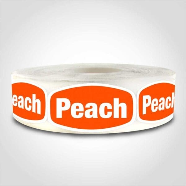 Peach Label - 1 roll of 1000 (568061)