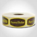 peanut butter label sticker