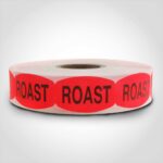 roast label butcher meat sticker