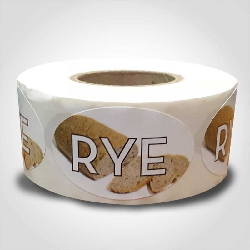 Rye Bread Label – 1 roll of 500 (560048) 1 Rye Bread Label - 1 roll of 500 (560048)