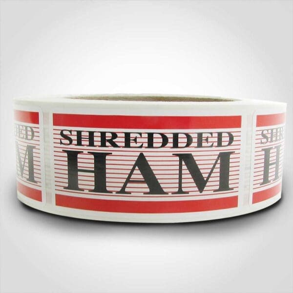 Shredded Ham Label - 1 roll of 500 (500167)