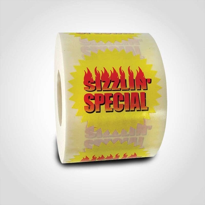 Sizzling Special Starburst Label – 500 Pack (506203) 1 Sizzling Special Starburst Label - 500 Pack (506203)
