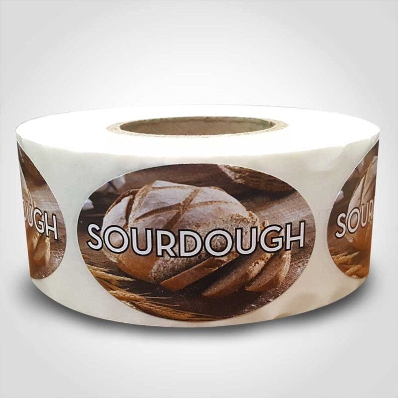 Sourdough Bread Label – 1 roll of 500 (560047) 1 Sourdough Bread Label - 1 roll of 500 (560047)