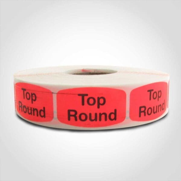 Top Round Label - 1 roll of 1000 (540119)