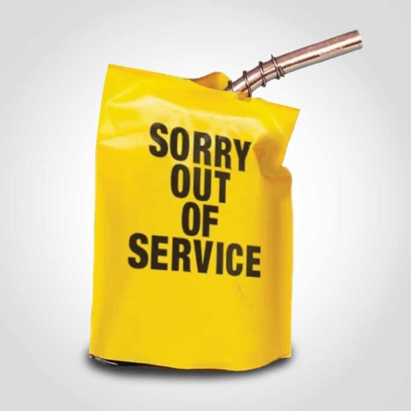 Out of Service Gas Nozzle Bags – 12 PACK (100082) 1 Out of Service Gas Nozzle Bags - 12 PACK (100082)