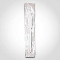 Clear Heavyweight Plastic Knives - Wrapped - 1000 PACK (180108)