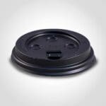 Black Hot Cup Lids 8oz
