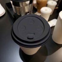 Black Hot Cup Lids - 12/16/20oz - 1000/case