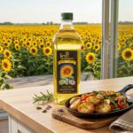 Simply Sunflower Cooking Oil 32 oz. in a case of 12 bottles