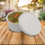 Example of use for 8oz takeout soup cup 261709