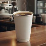 12oz Double Wall Paper Hot Cup White
