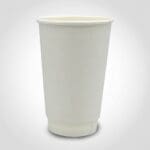20oz Double Wall Paper Hot Cup White