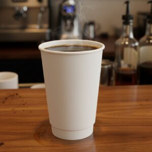 20oz Double Wall Paper Hot Cup White - 500/case