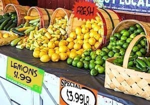 Produce Signs and Sign Cards at farmers market