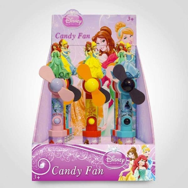 Character Candy Fan Disney Princess Candy - 12pk