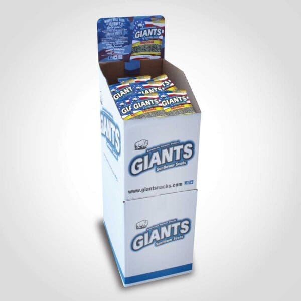 GIANTS Original Sunflower Seeds 5.75oz Floor Display