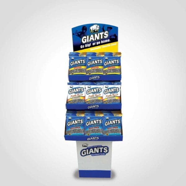 GIANTS 72 ct Tray Trio 4 Display