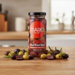 Mario Kalamata and Green Olives Pitted with Rosemary and Olive Oil 6.25 oz. case pack of 6
