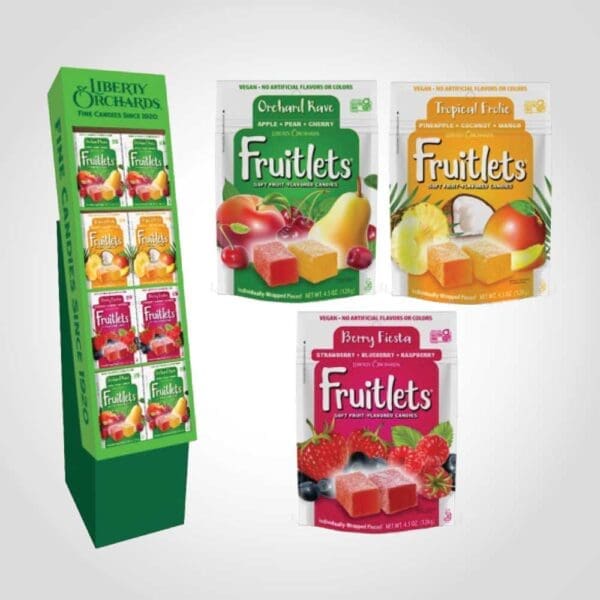 Liberty Orchard Fruitlets Floor Display - 32 Boxes