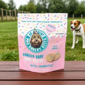 Pro Bakery Dog Bites Vanilla Bday Cake 2oz pack of 36