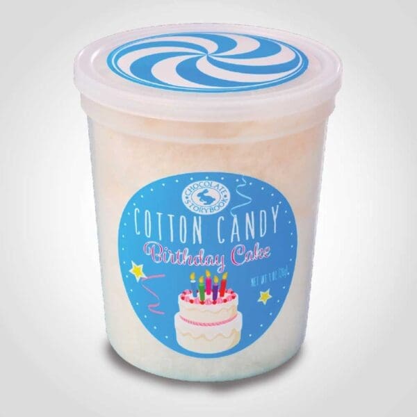 Birthday Cake Cotton Candy - 12pk