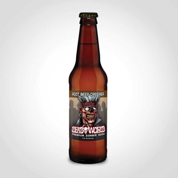 Deadworld Root Beer - Premium Zombie Soda - 24pk