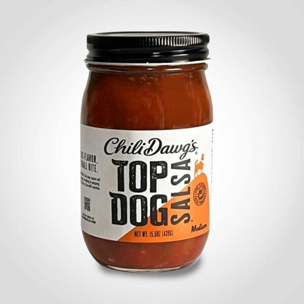 Chili Dawg's Top Dog Salsa Medium 15.5oz - 12pk