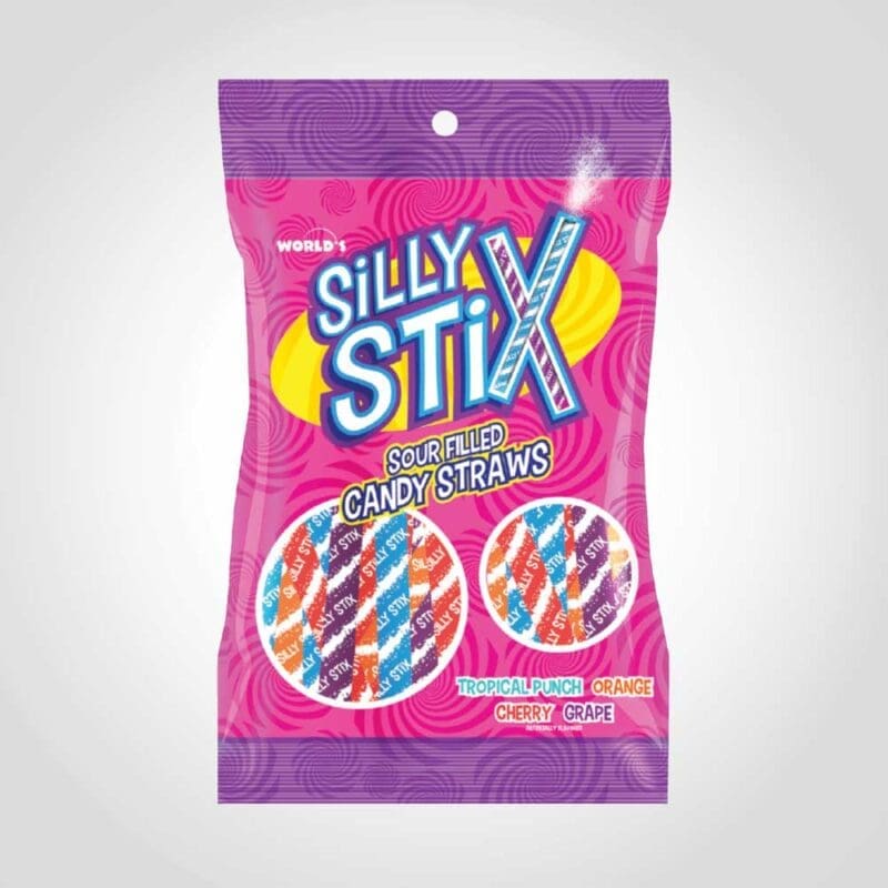 Silly Stix Assorted Peg Bag, 2 Silly Stix Assorted Peg Bag, 2.75oz - 24pk